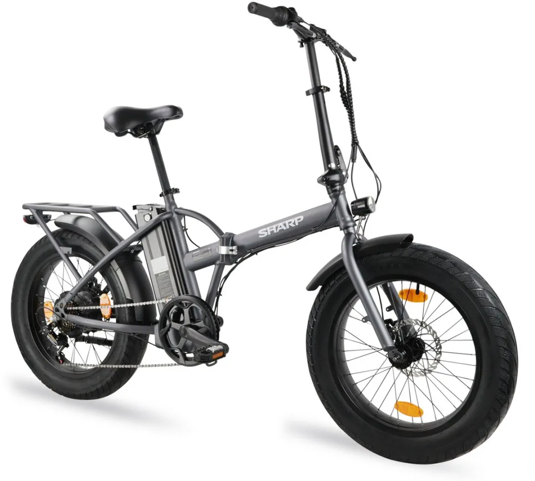 Sharp Fat Folding Vouwfiets 20" - 370Wh Grijs