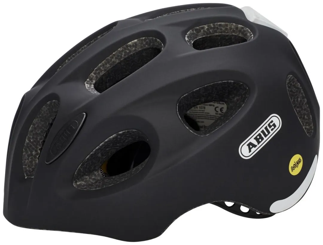 ABUS Youn-I MIPS Fietshelm Kinderen - M 52-57cm - Zwart