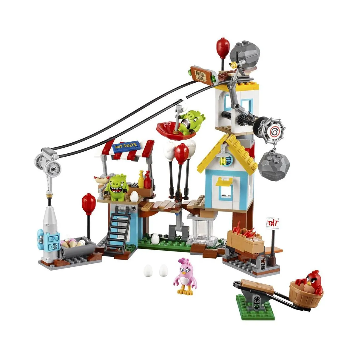 LEGO Angry Birds Pig City Sloopfeest 75824 - 386 Stukken