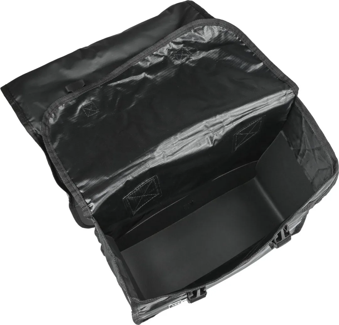 Lastpak Fietstas Dubbel 35L - Mat Zwart