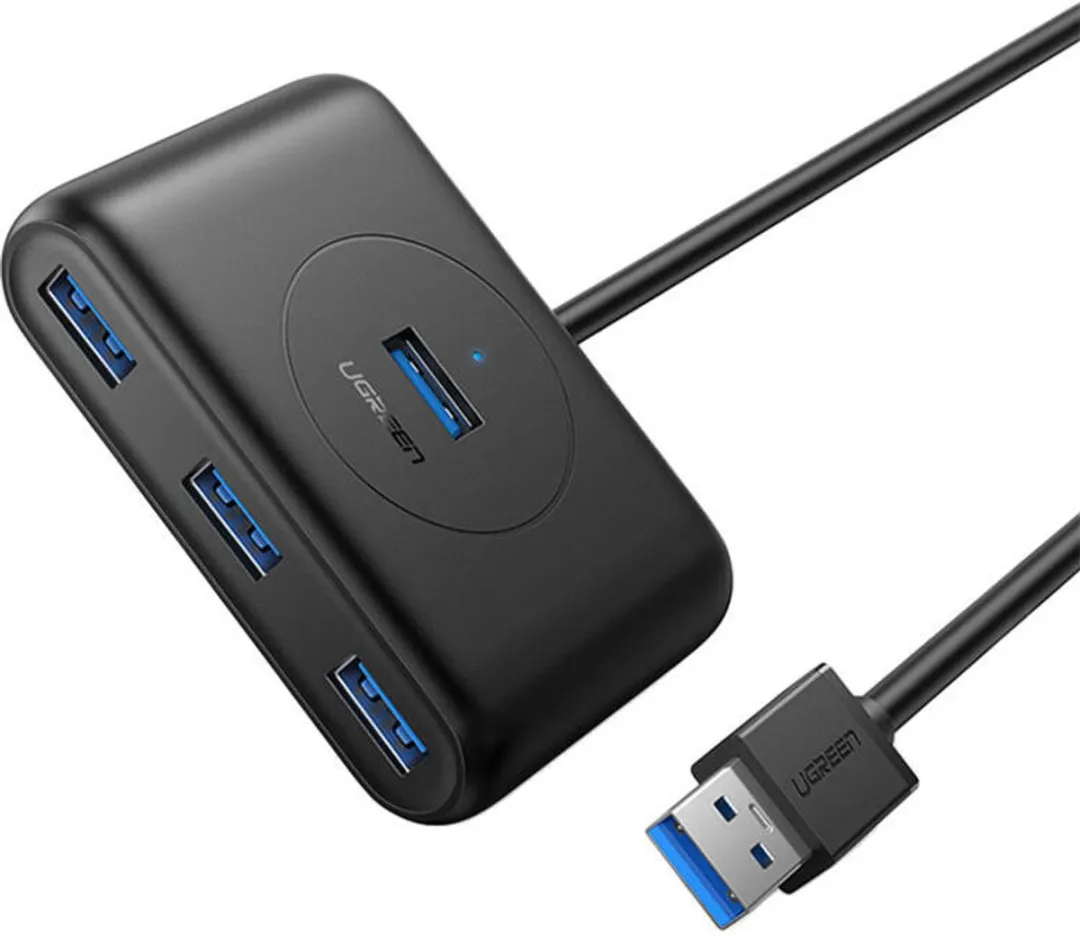 UGREEN USB 4 Hub 3.0 - 4 Poorten 5Gbps Transparant - afbeelding 6 van 6