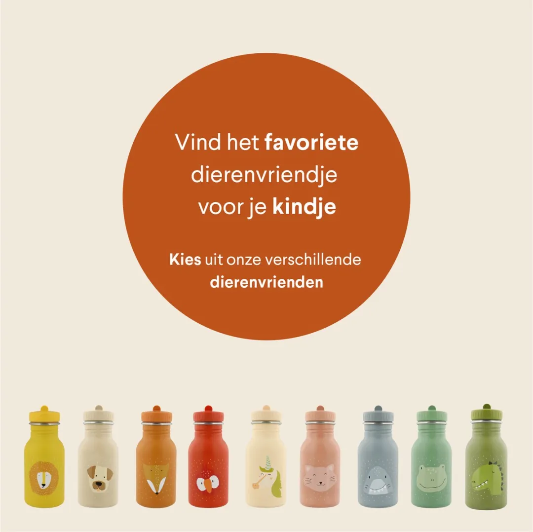Trixie Mr. Fox Thermos Drinkfles 350ml - Oranje