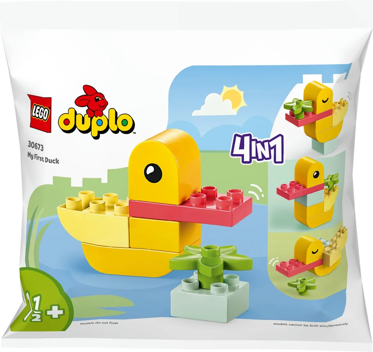 LEGO Duplo 4-in-1 Mijn Eerste Eend