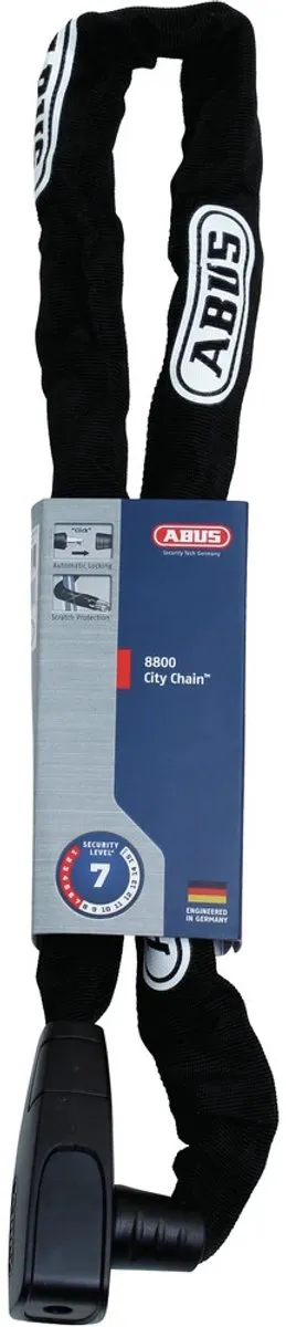 ABUS CityChain 8800/95 Kettingslot 7mm - 95cm - Zwart
