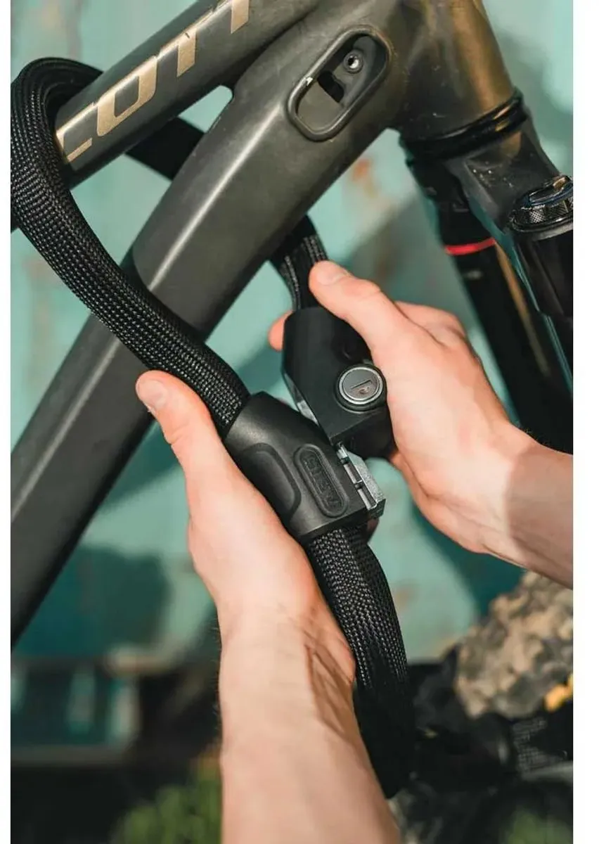 ABUS Infinity Loop 1806/110 Kettingslot - Zwart