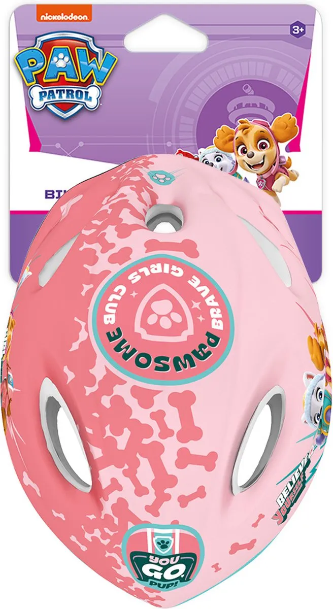 Nickelodeon Paw Patrol Fietshelm - Roze 52-56 cm