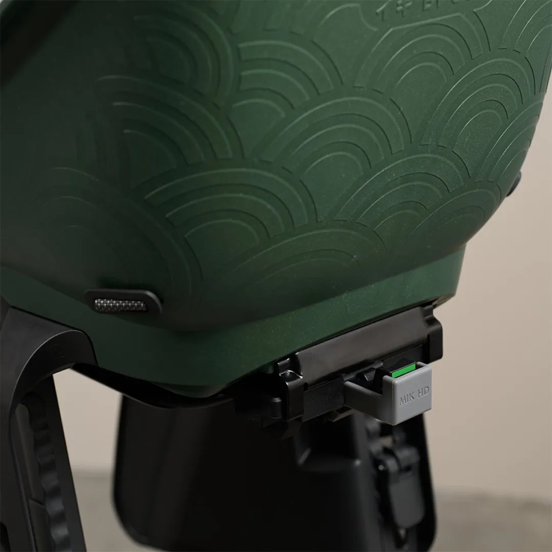 Urban Iki BIO Fietsstoeltje Achter MIK HD - Mosu Green/Bincho Black