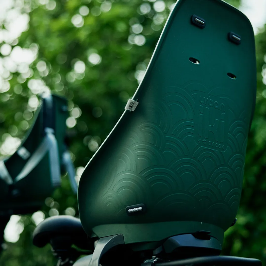 Urban Iki BIO Fietsstoeltje Achter MIK HD - Mosu Green/Bincho Black