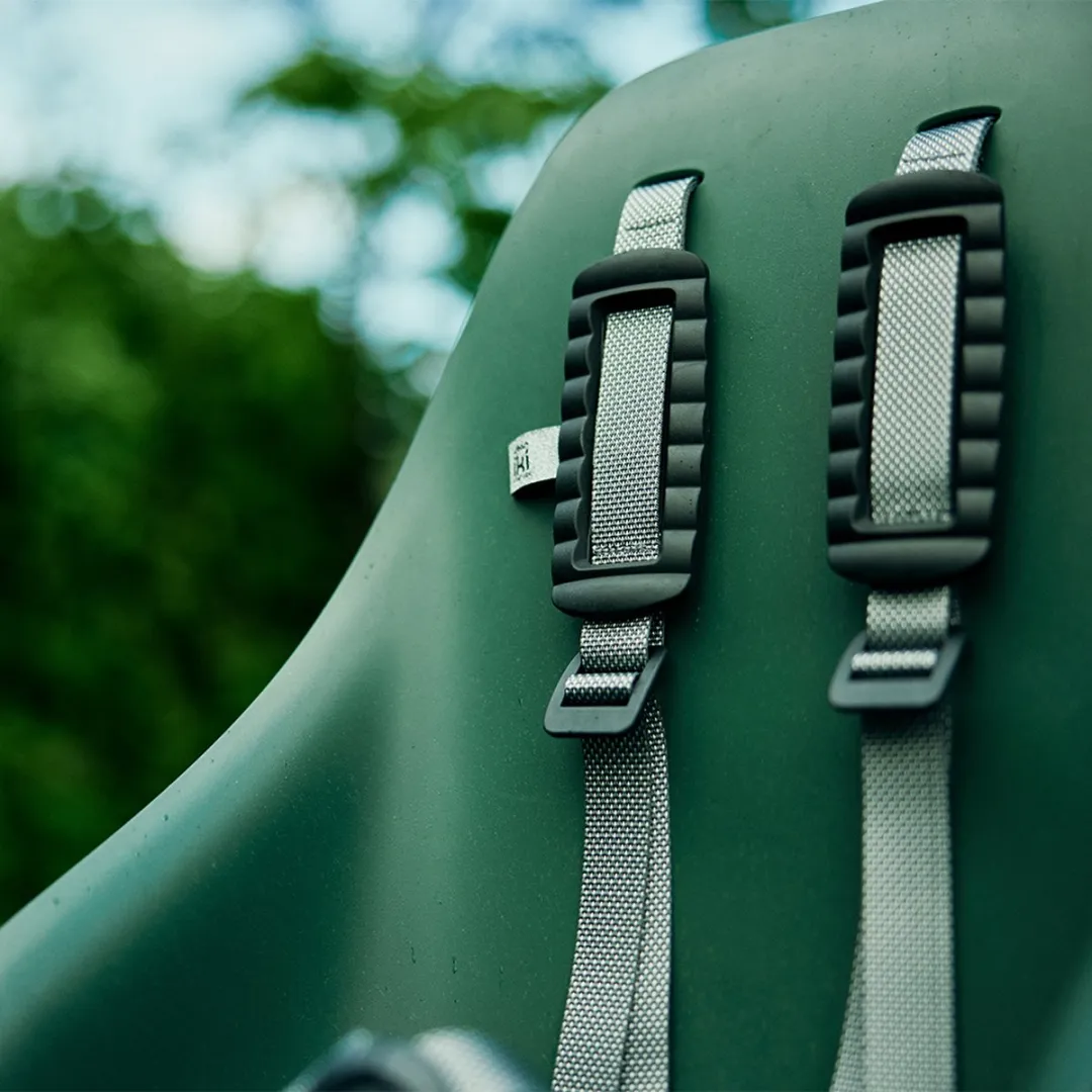 Urban Iki BIO Fietsstoeltje Achter MIK HD - Mosu Green/Bincho Black