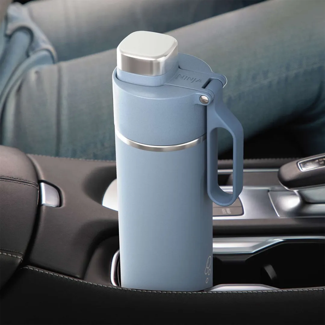 Ninja Thirsti Trinkflasche 530ml - Blauw