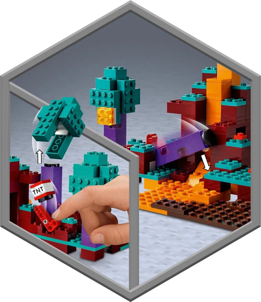 LEGO Minecraft Het Verwrongen Bos 21168 - 166 Stukken - afbeelding 6 van 6