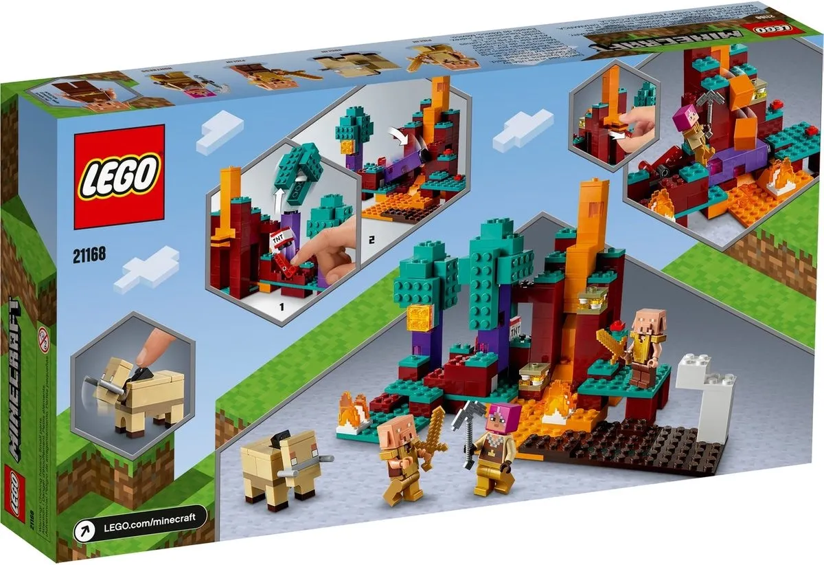 LEGO Minecraft Het Verwrongen Bos 21168 - 166 Stukken