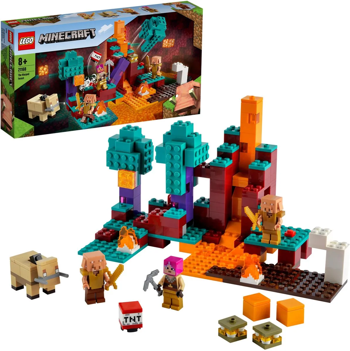 LEGO Minecraft Het Verwrongen Bos 21168 - 166 Stukken