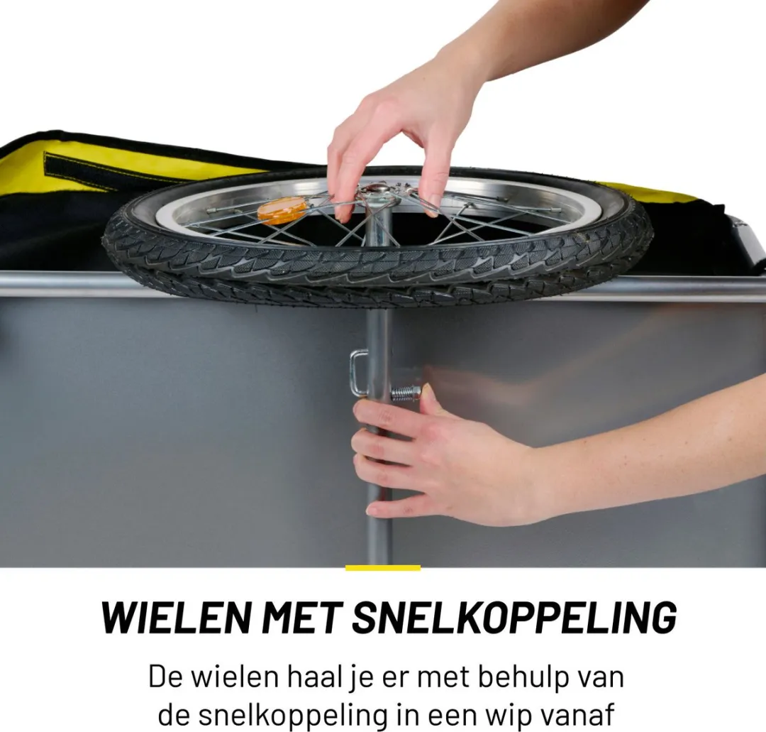 Dunlop Fietskar - Zwart - afbeelding 6 van 6