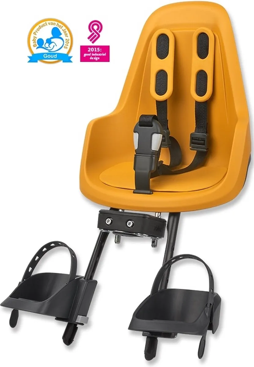 Bobike One Mini Fietsstoeltje Mighty Mustard
