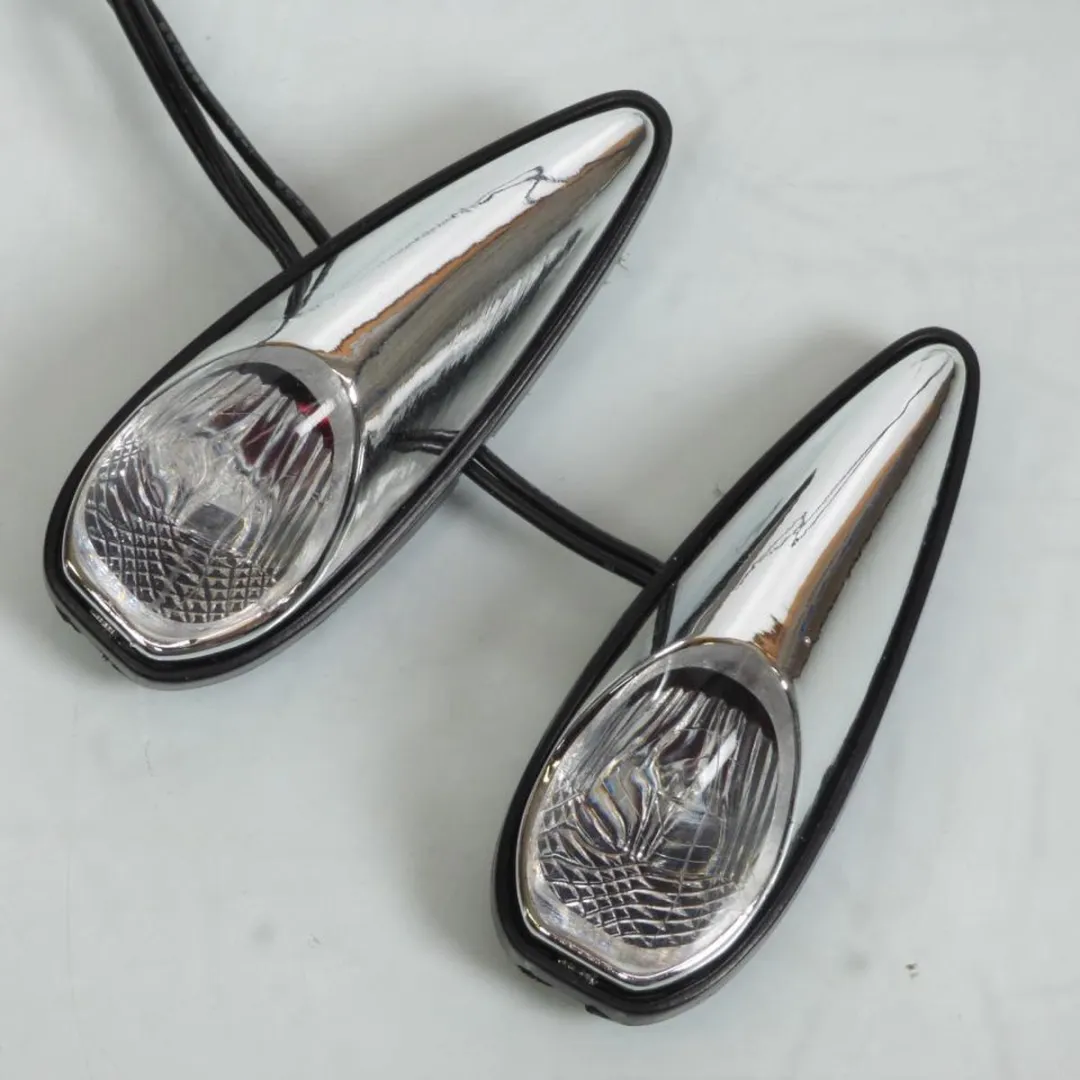 Dolce & Gabbana Mini Clignotant Goutte d'Eau LED Moto - Chroom