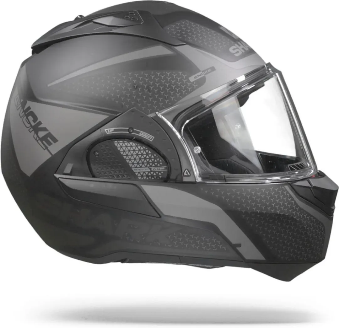 Shark EVO GT ENCKE Motorhelm - Mat Zwart - Maat XS