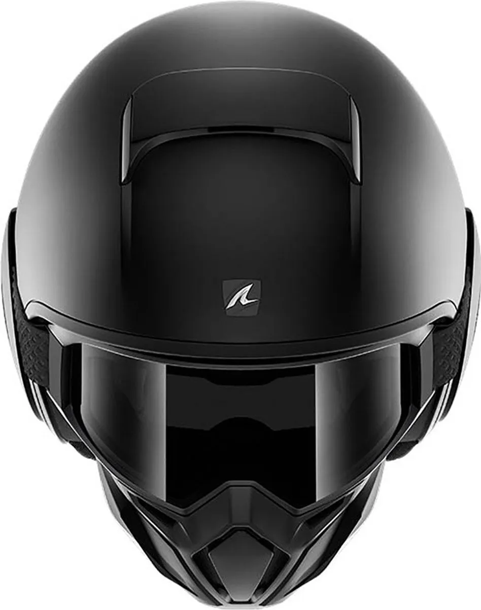 Shark Street Drak Blank Motorhelm - Mat Zwart XS - afbeelding 6 van 6