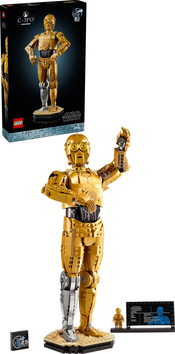 LEGO Star Wars C-3PO Bouwpakket - 1138 Stukken - 2 Minifiguren - Multicolor