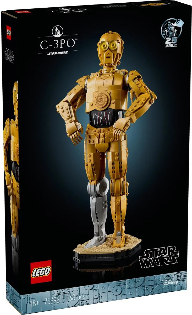 LEGO Star Wars C-3PO Bouwpakket - 1138 Stukken - 2 Minifiguren - Multicolor