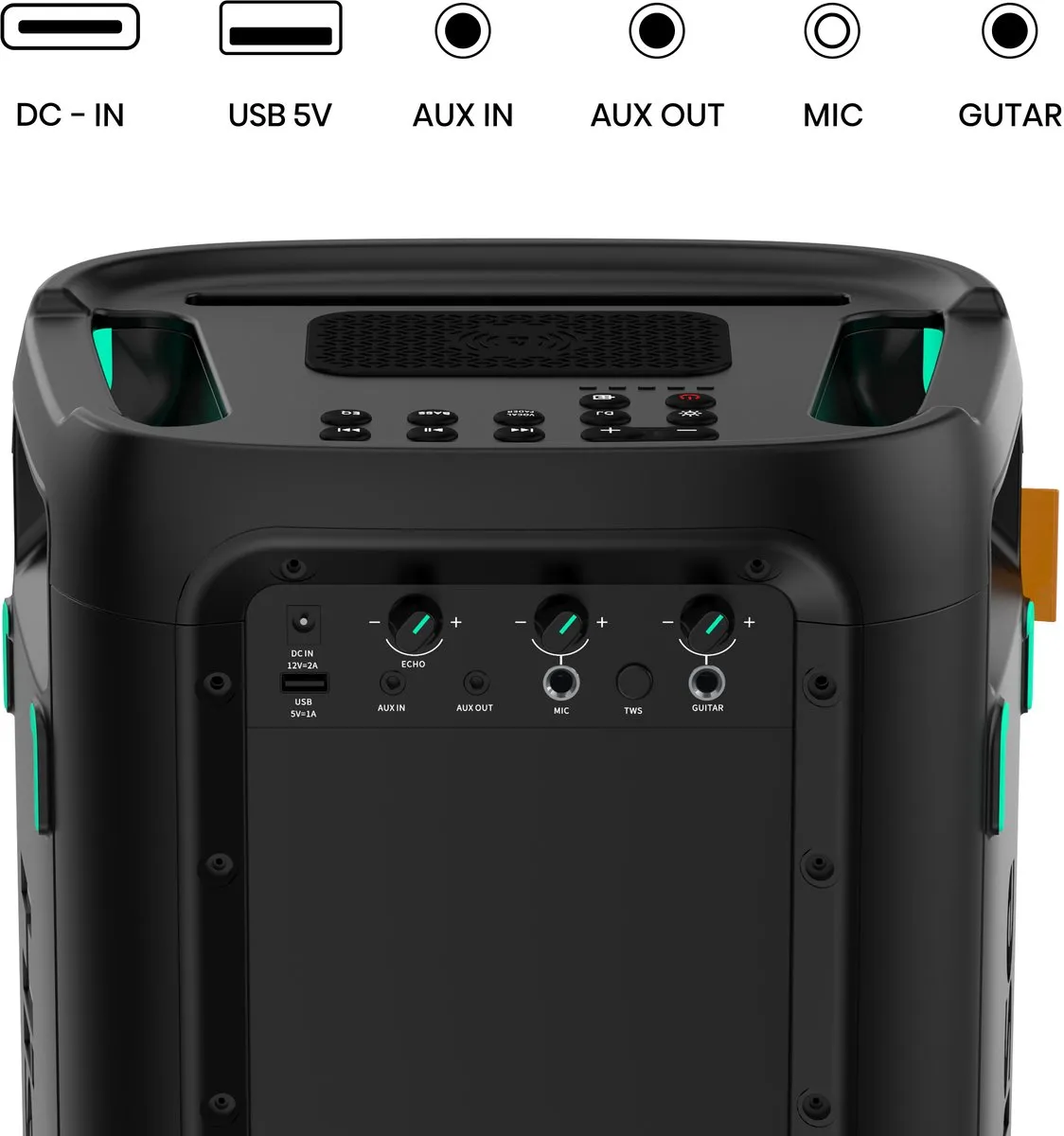 Hisense 23142 Draadloze Bluetooth Luidspreker 300W - Zwart