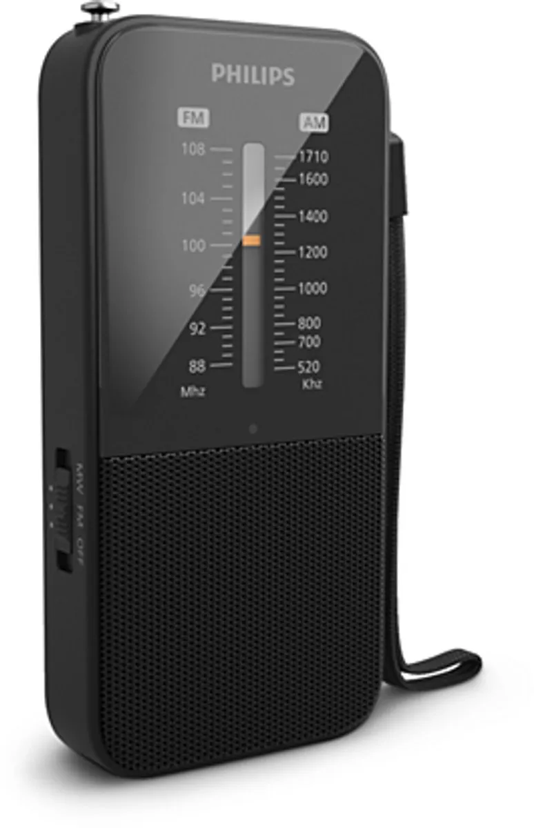 Radio AM/FM player Philips TAR1509/00 Zwart