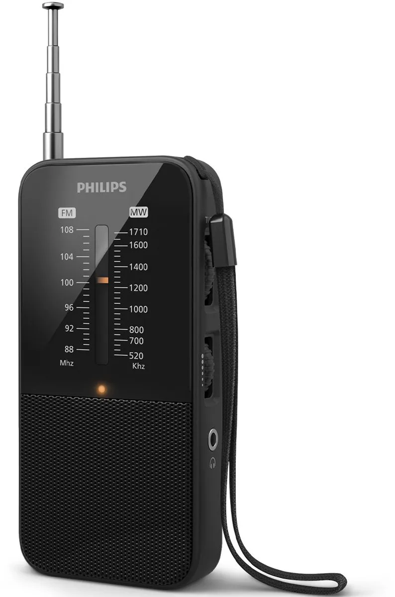 Radio AM/FM player Philips TAR1509/00 Zwart