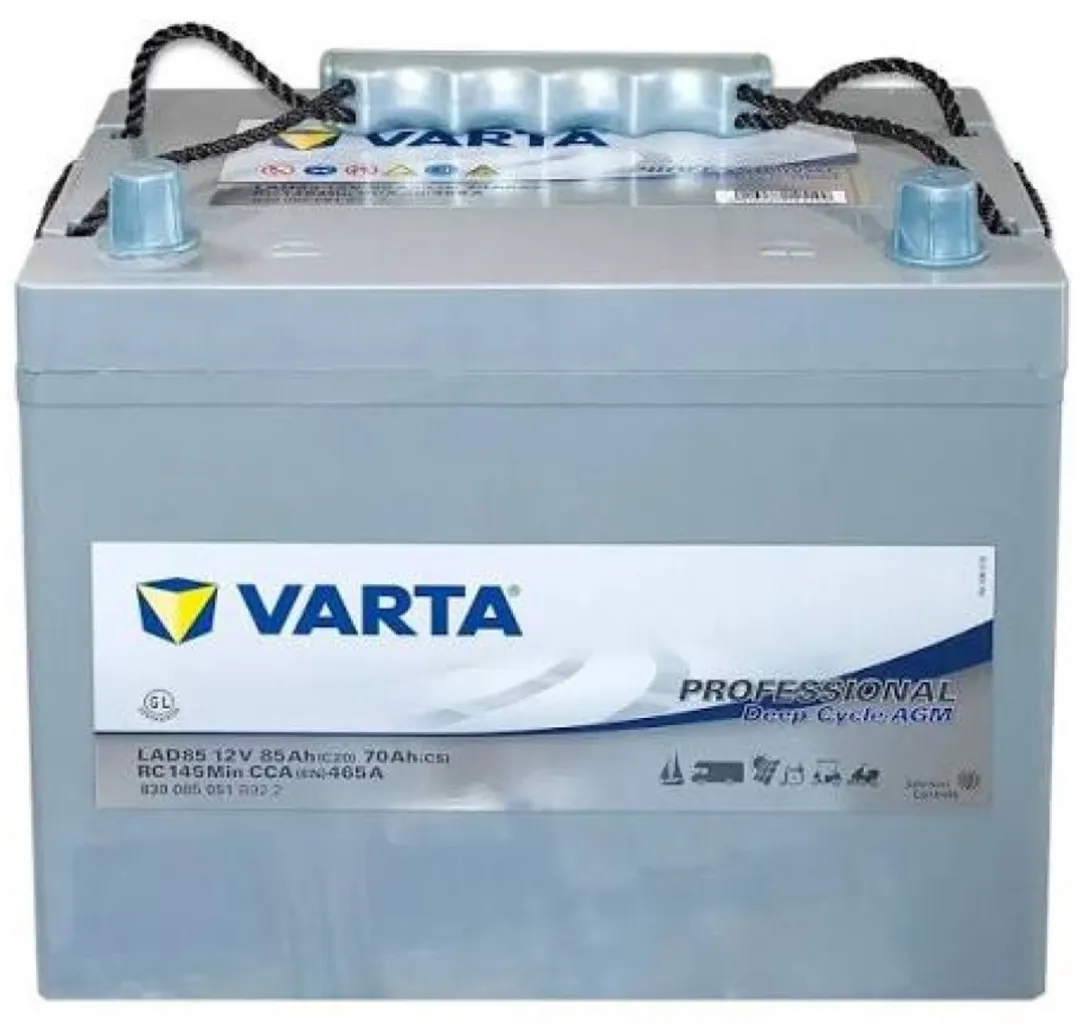 Varta LAD85 AGM Accu 12V 85Ah