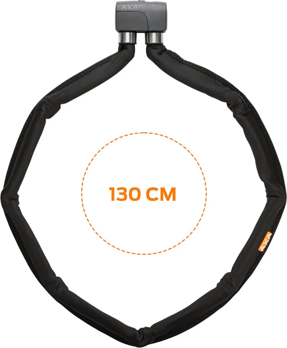 AXA Foldable 8-130 Vouwslot 100cm - Zwart