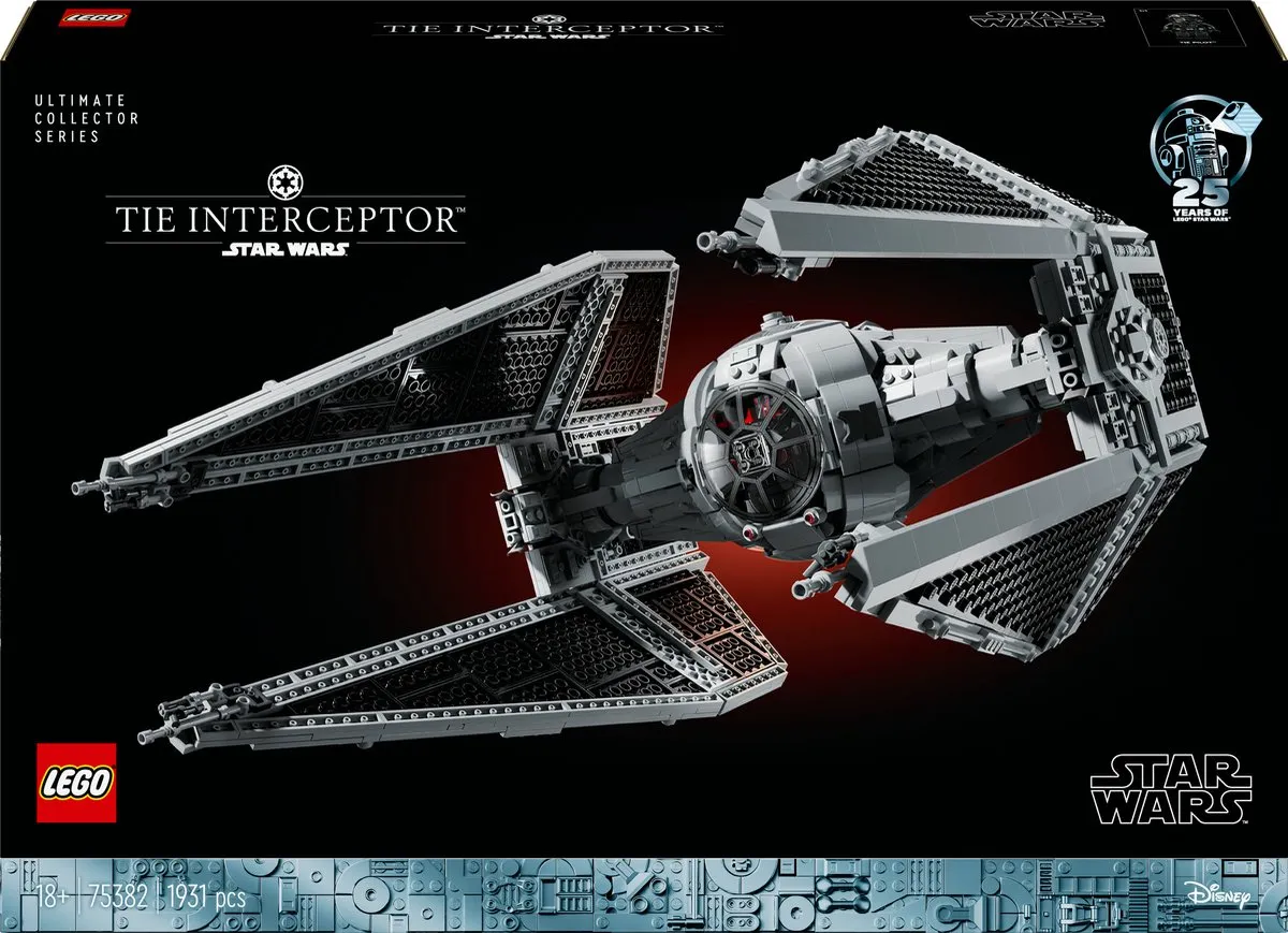 LEGO Star Wars 75382 TIE Interceptor - 1931 Stukken - Meerkleurig