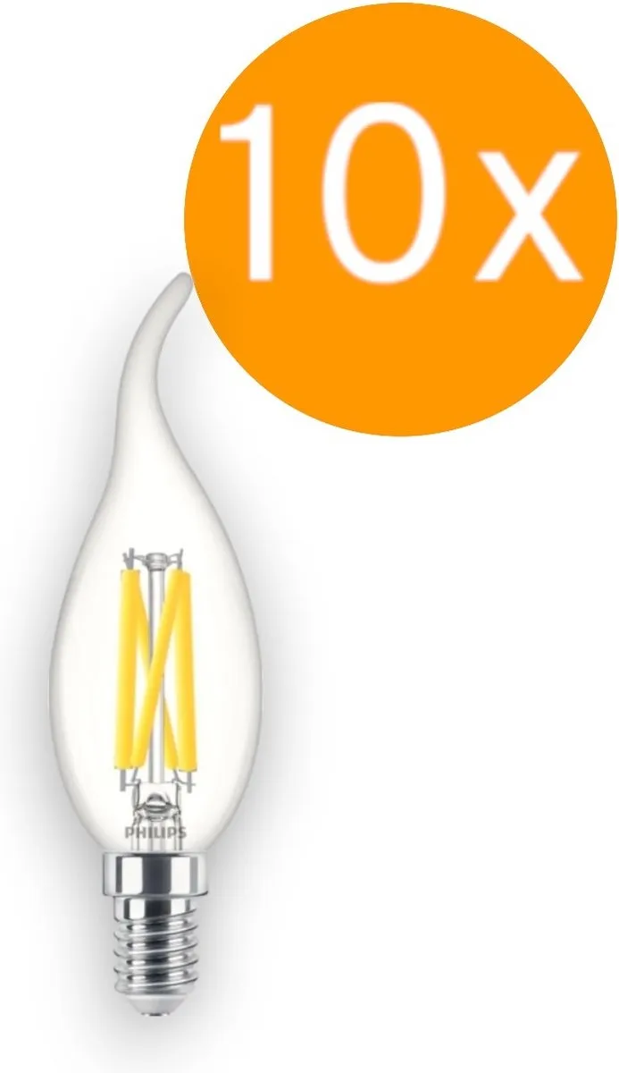 Philips LED Tip Kaarslamp E14 3.4W 470lm
