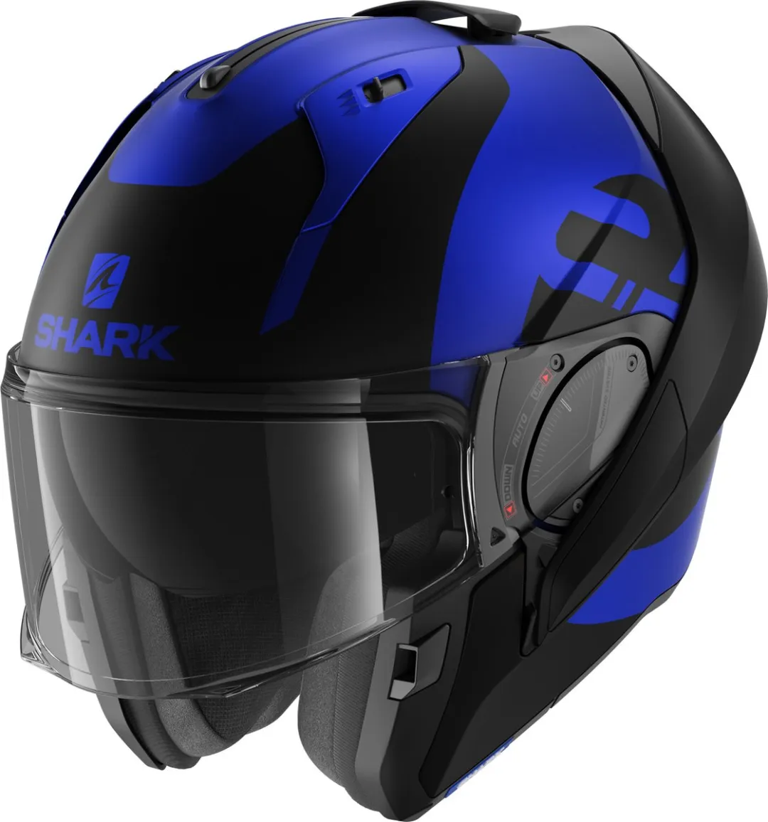 Shark Evo ES KEDJE Motorhelm - Mat Blauw/Zwart - Maat XS