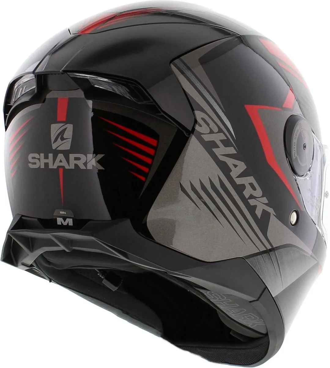 Shark Skwal 2.2 Hallder Motorhelm - XS - Rood Antraciet