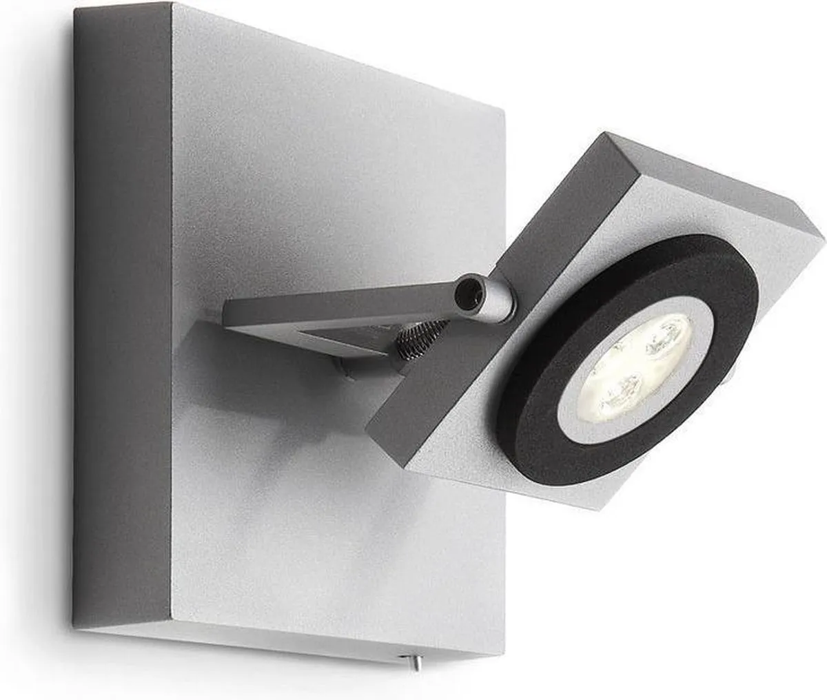 Philips Ledino 579008716 wandverlichting Grijs Geschikt voor gebruik binnen 7,5 W