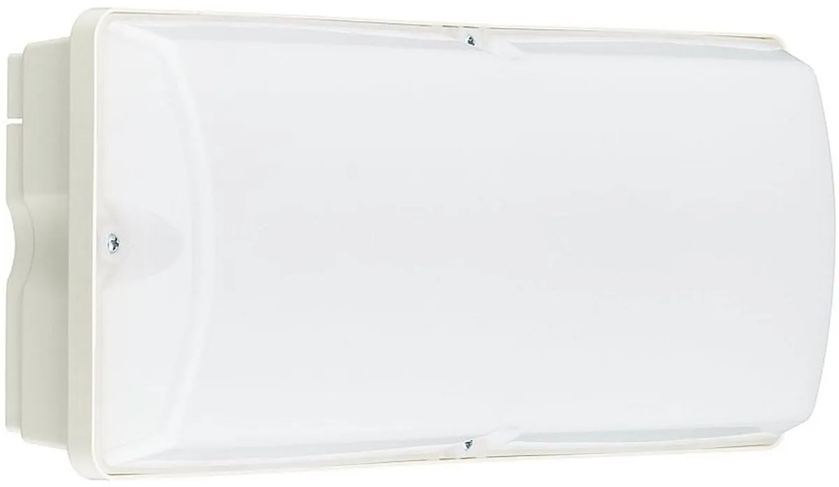 Voordeelpak 5x Philips LED Beveiliging Ledinaire WL055V Wit 6W 600lm - 830 Warm Wit | 374x150mm - IP65