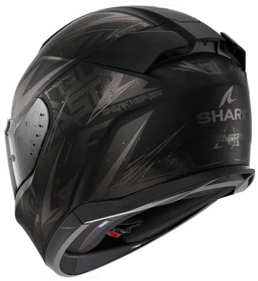 Shark D-Skwal 3 Blast-R Mat Antraciet Helm - Maat S - afbeelding 2 van 6