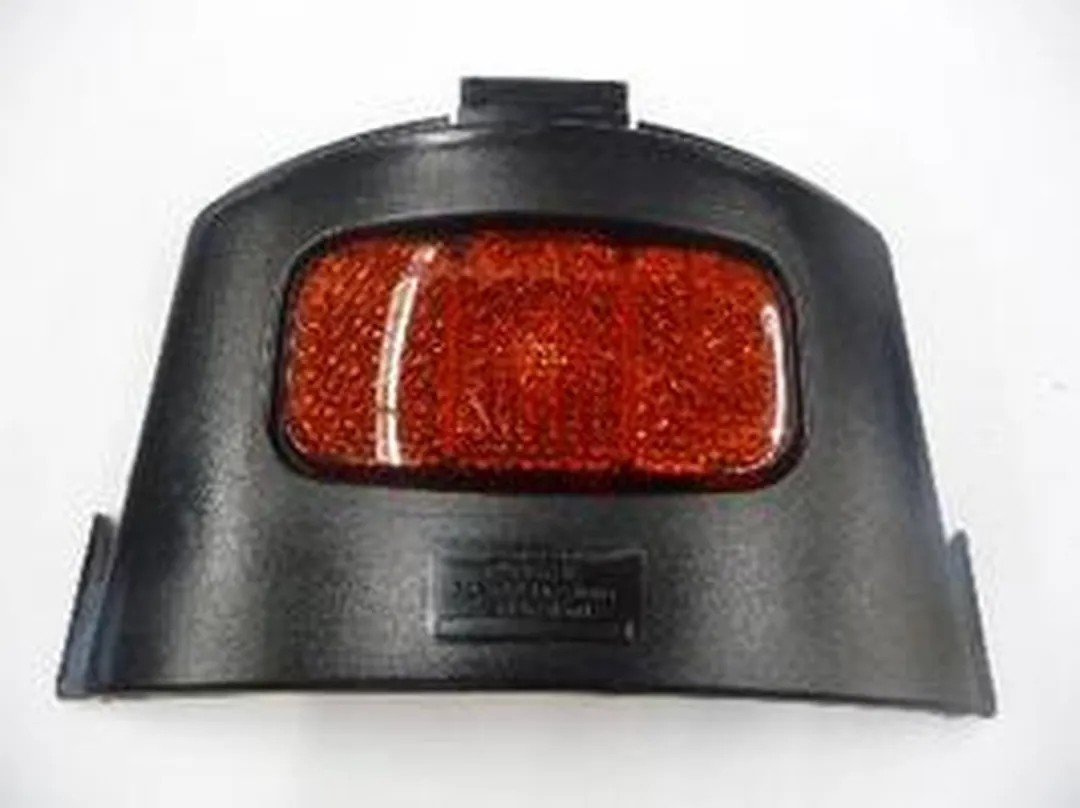 Bobike Rugplaat met Reflector - Rood/Zwart