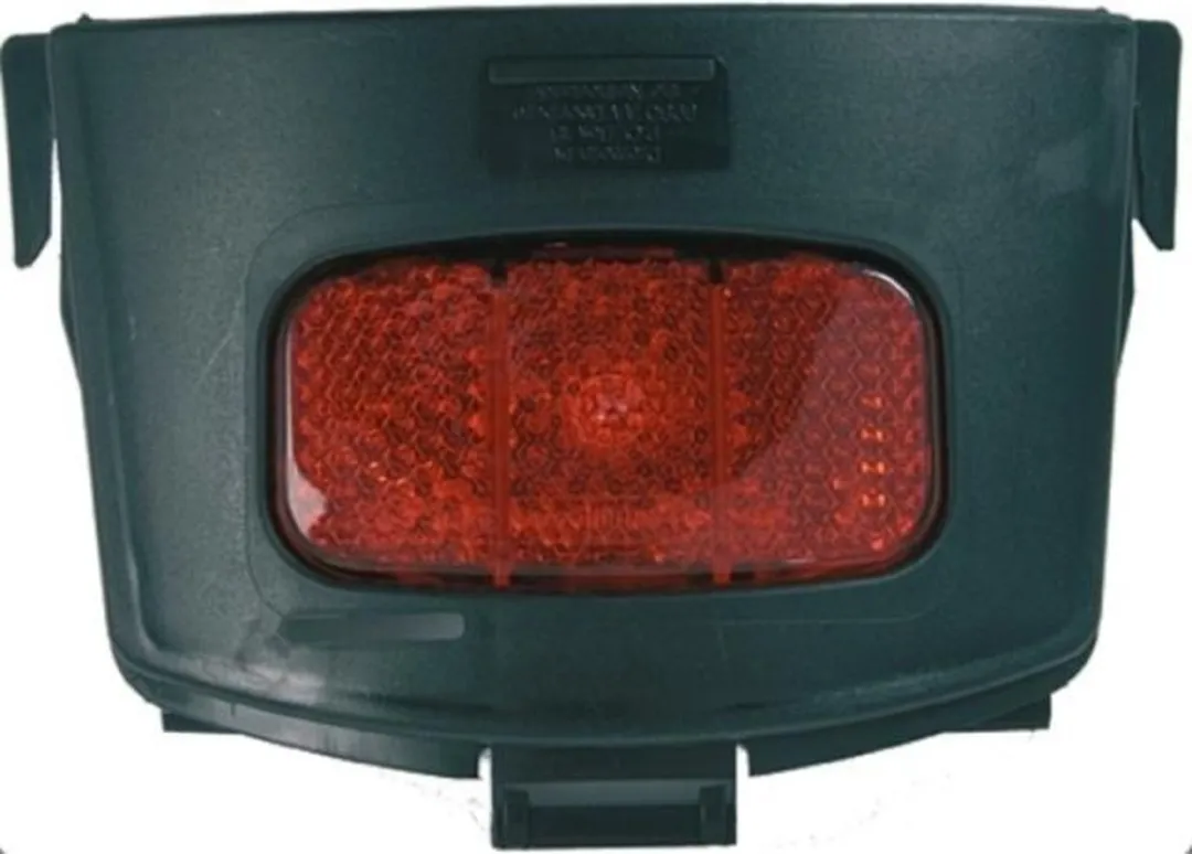 Bobike Rugplaat met Reflector - Rood/Zwart