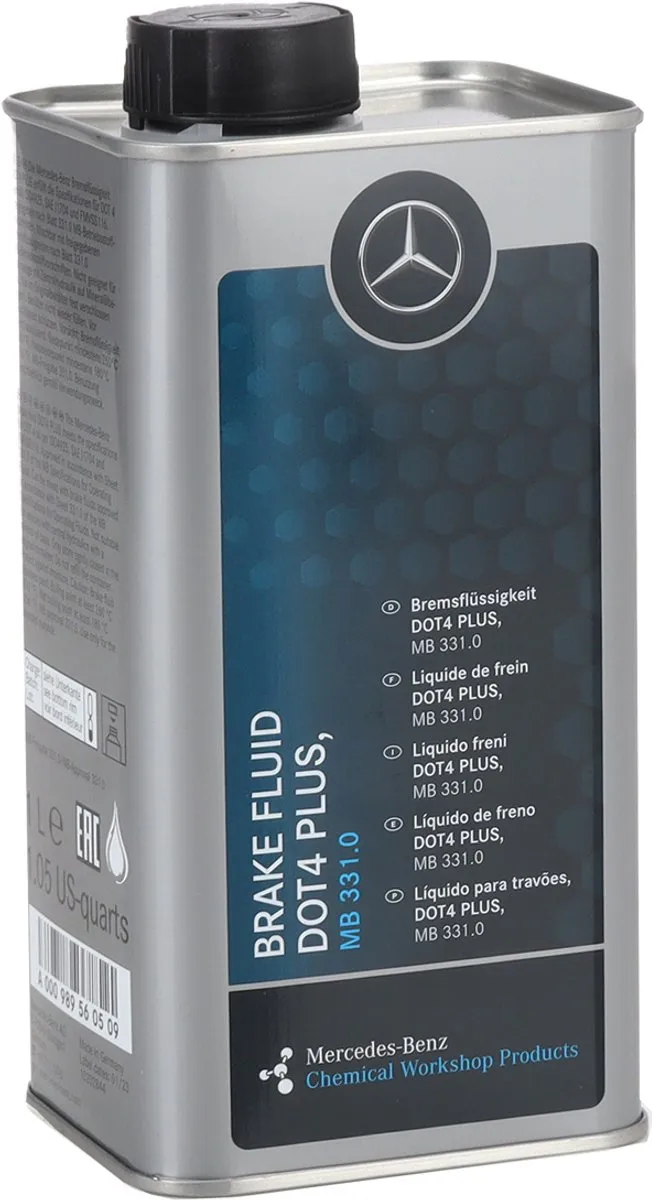Mercedes Brake Fluid DOT 4 plus MB 331.0 1L