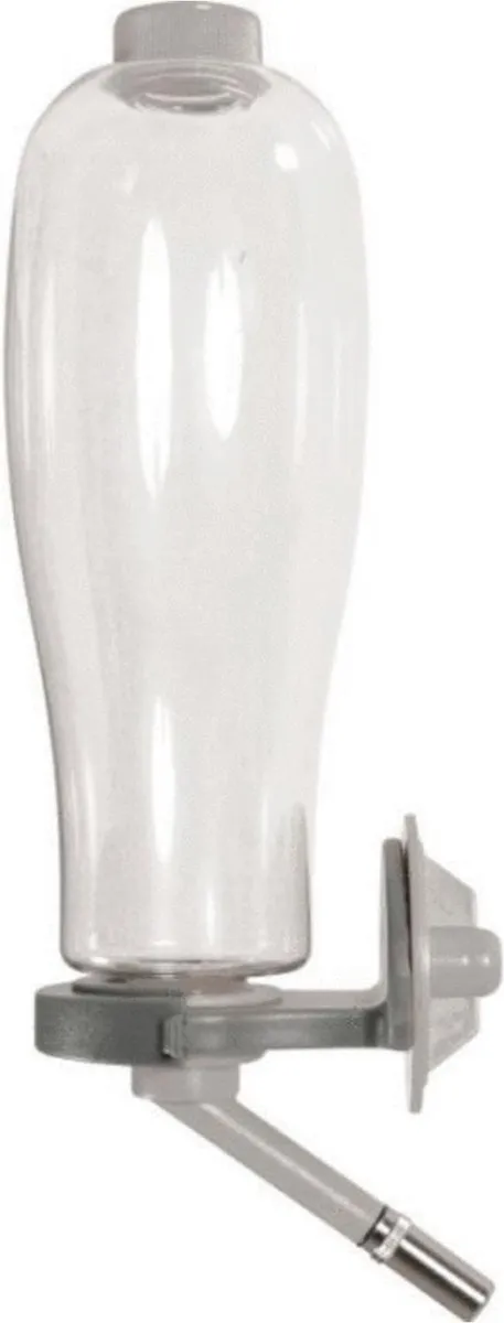 Zolux Drinkfles Neo Top Grijs & Transparant 500ml - afbeelding 2 van 4