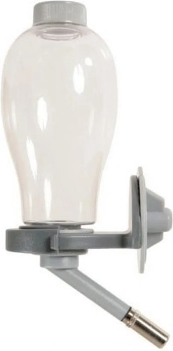 Zolux Drinkfles Neo Top Grijs & Transparant 500ml - afbeelding 4 van 4