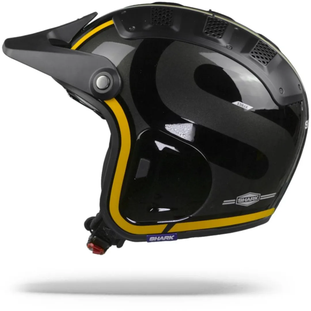 Shark X-Drak 2 Thrust-R KAO Jethelm - XS - Zwart