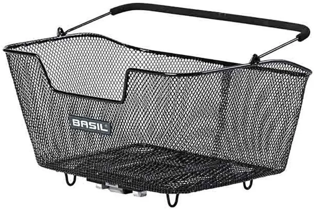 Basil Base M MIK Fietsmand Achter - 14L - Zwart - afbeelding 6 van 6