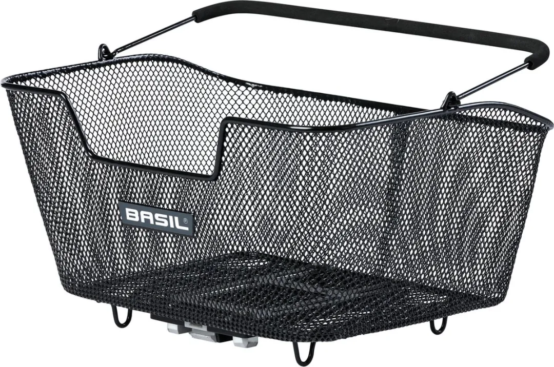 Basil Base M MIK Fietsmand Achter - 14L - Zwart