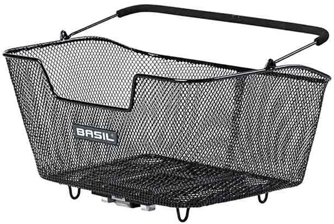 Basil Base M MIK Fietsmand Achter - 14L - Zwart