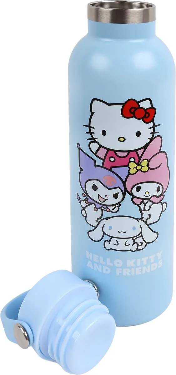 Disney Hello Kitty Thermosfles 700ml - Blauw