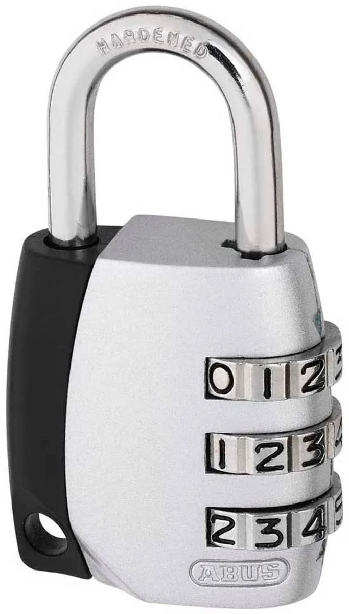 ABUS 155/30 Combinatiehangslot - 5 mm - Zilver