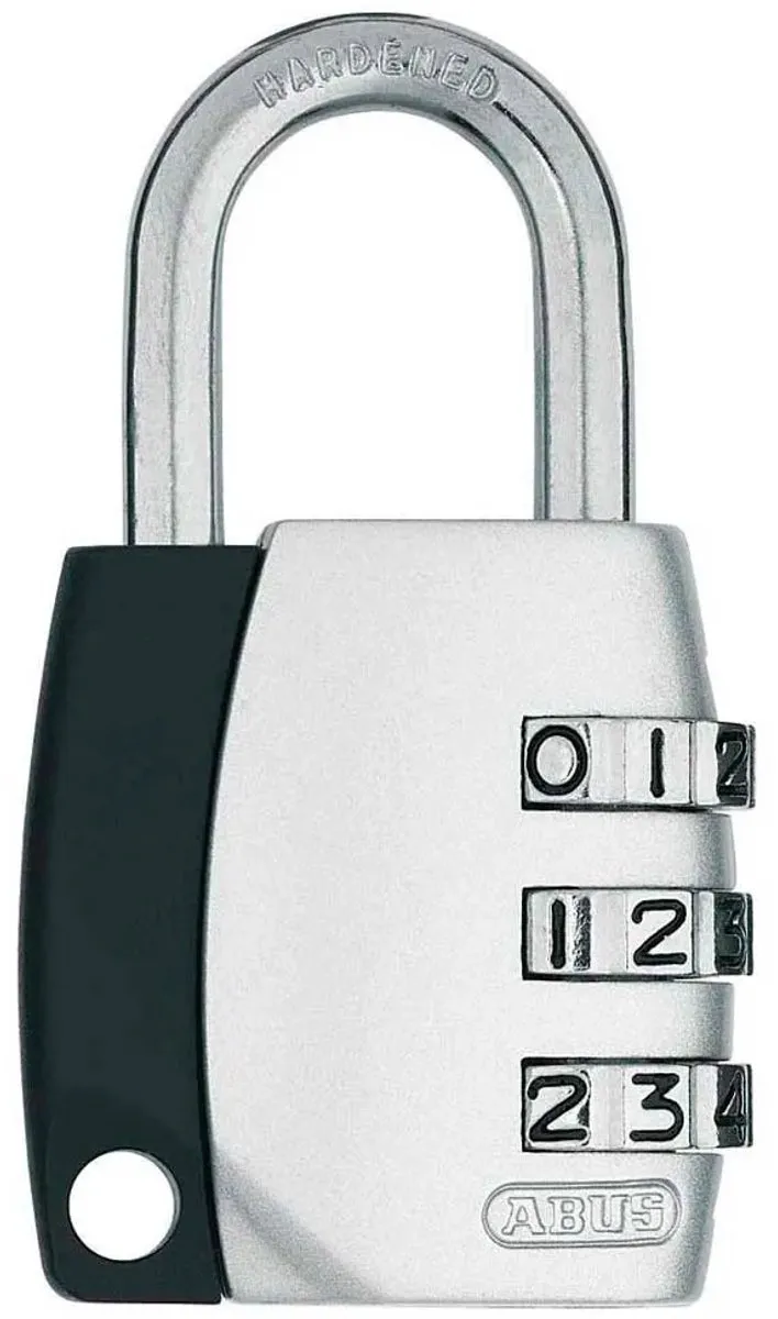 ABUS 155/30 Combinatiehangslot - 5 mm - Zilver