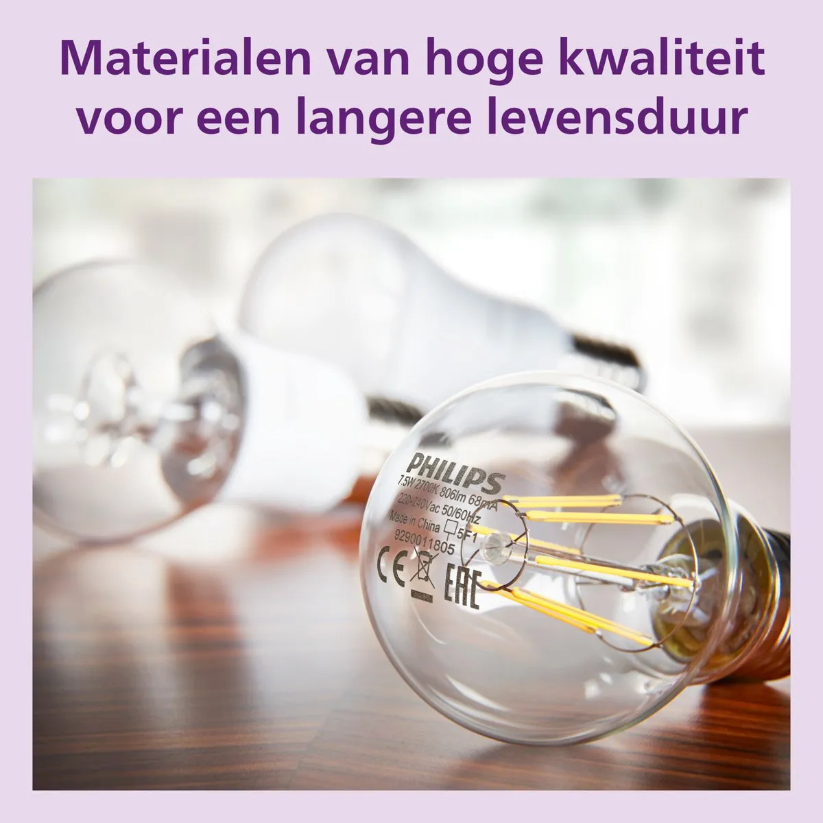 Philips LED Lamp E14 Warmwit 4.3W - 6 Stuks - afbeelding 6 van 6