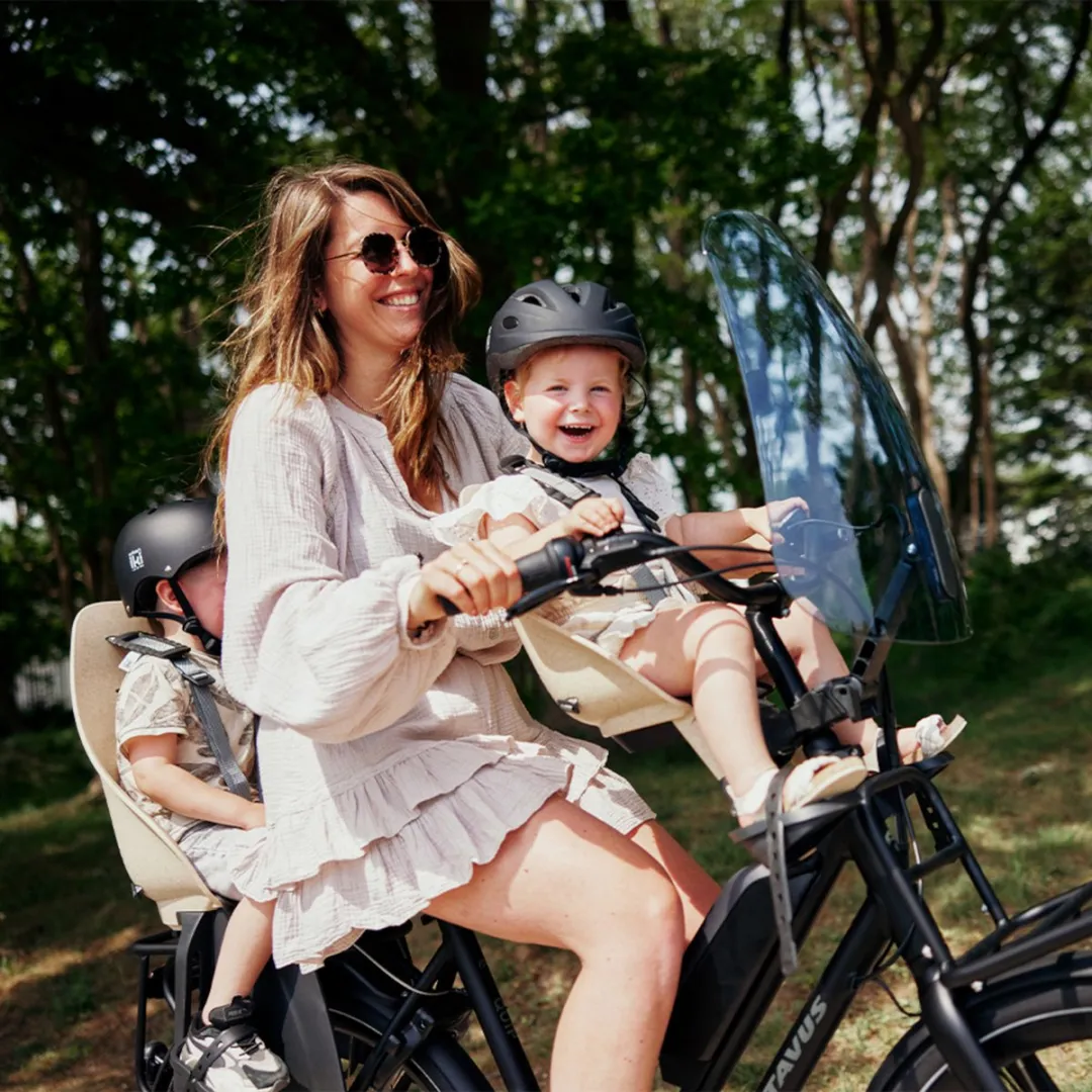 Urban Iki BIO Fietsstoeltje Oishi Beige/Bincho Black